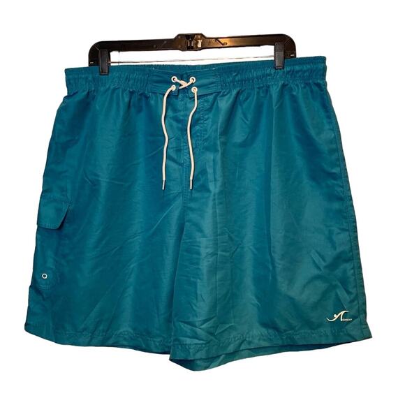 Mens Adoretex 4X Polyester Swimming Trunks w Side Pocket and No Webbing Inside - Picture 1 of 5